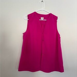Sleeveless Pink Top